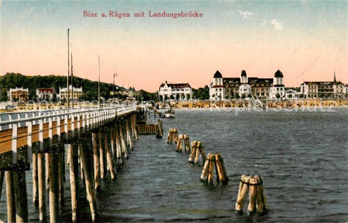Binz Ruegen mit Landungsbruecke