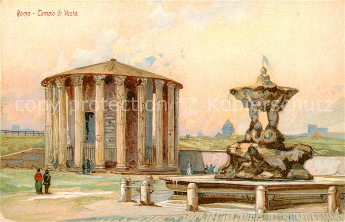 Roma  Rom IT Tempio di Vesta