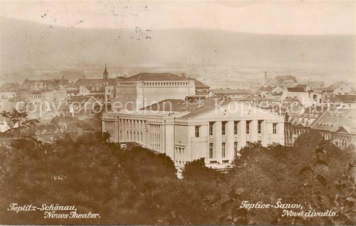 Teplitz -Schoenau Teplice CZ Neues Theater