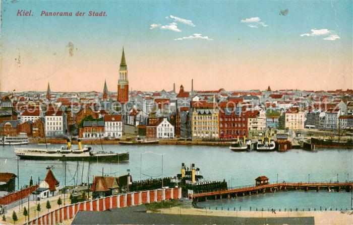 KIEL CITY Panorama der Stadt
