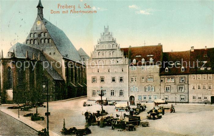 Freiberg Sachsen Dom mit Albertmuseum