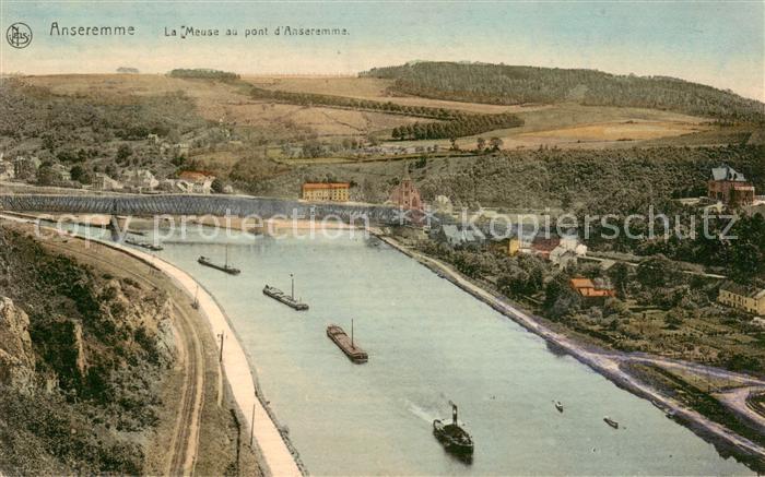Anseremme Belgie La Meuse au pont d Anseremme