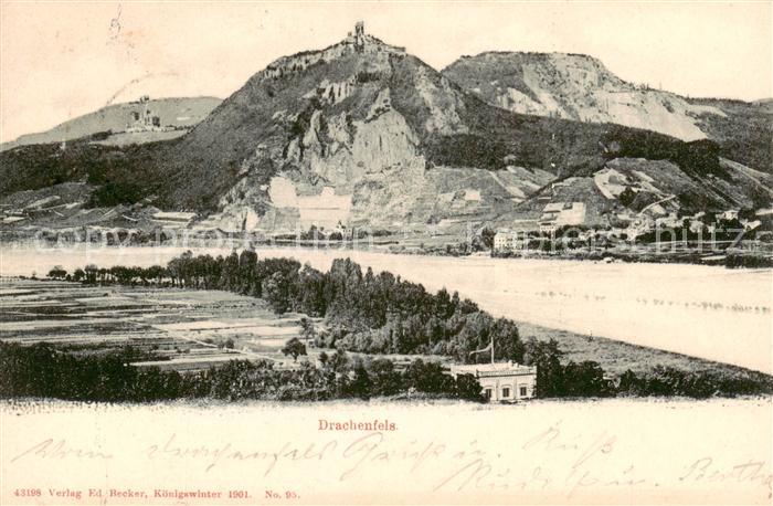Drachenfels Ruine Koenigswinter Der Drachenfels