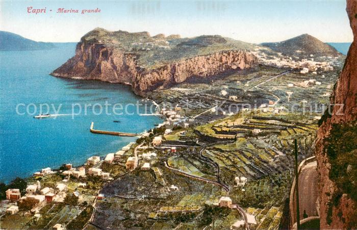 Capri Italia Panorama Marina grande