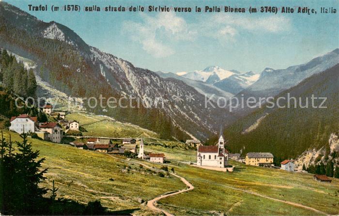 Trafoi Stilfs Suedtirol IT sulla strada delle Stelvio verso la Palla Bianca