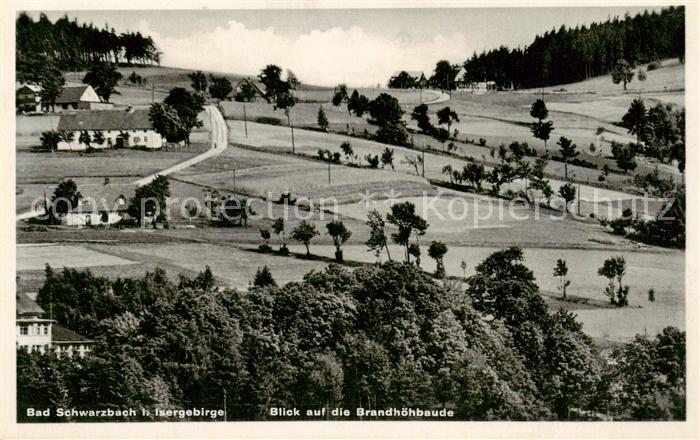 Bad Schwarzbach Flinsberg Swieradow Zdroj Bad PL Blick auf die Brandhoehbaude