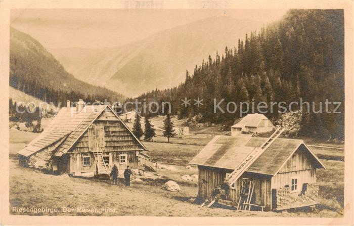 Riesengebirge Krkonose Karkonosze Der Riesengrund