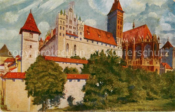 Marienburg  Westpreussen Malbork PL Die Marienburg