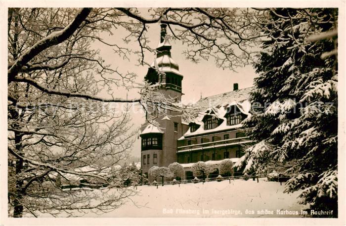 Bad Flinsberg Swieradow Zdroj PL Kurhaus im Rauhreif