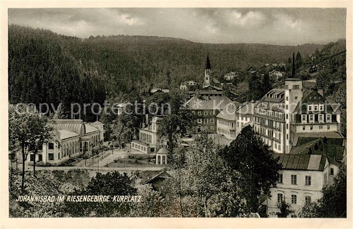 Johannisbad Janske Lazne Boehmen CZ Kurplatz