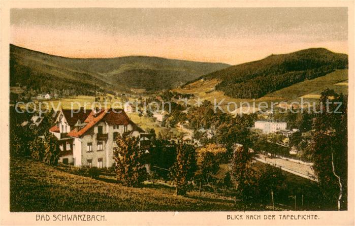 Bad Schwarzbach Flinsberg Swieradow Zdroj Bad PL Blick zur Tafelfichte