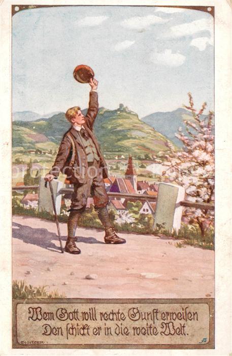 Verlag BDD Ausland Volksliederkarten Nr. 8 Kutzer