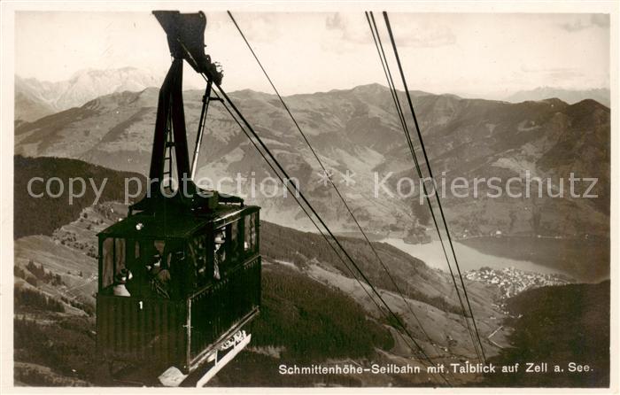 Seilbahn Cable-Car Telepherique Schmittenhoehe Zell am See