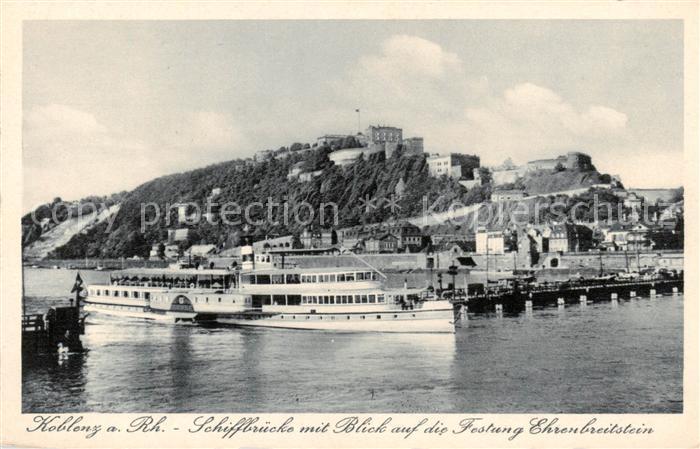 Schiffe Binnenschifffahrt Koblenz am Rhein