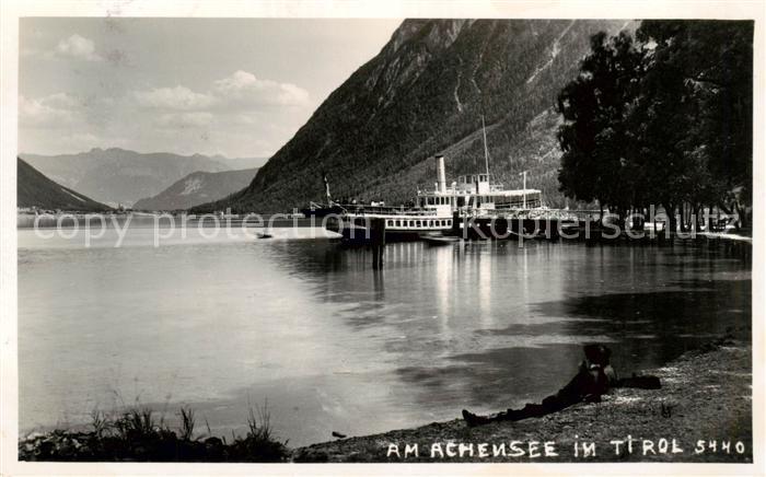 Schiffe Binnenschifffahrt Am Achensee im Tirol