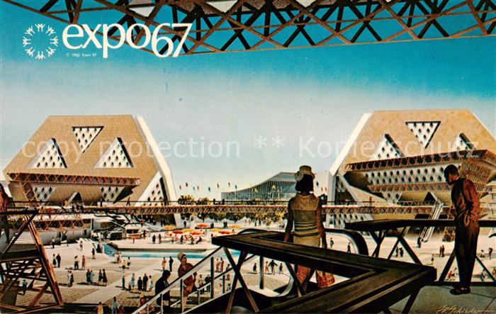Exposition Universelle Internationale Montreal 1967 Pavillons thematiques