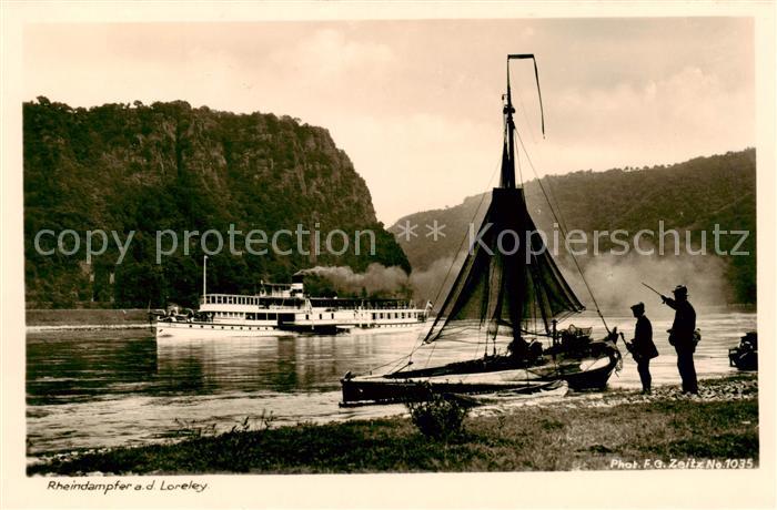 Dampfer Binnenschifffahrt Loreley Rhein