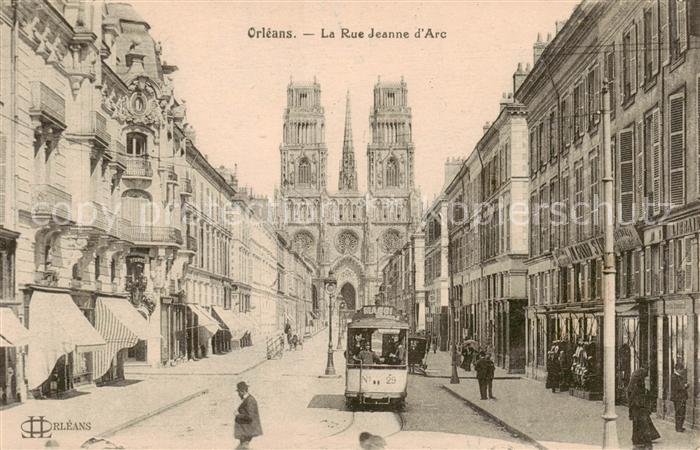 Strassenbahn Tramway-- Orléans Rue Jeanne d Arc