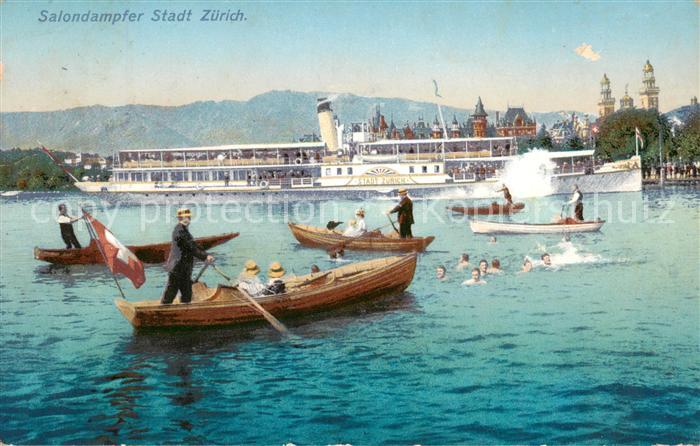 Dampfer Binnenschifffahrt Salondampfer Zuerich