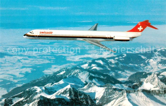 Flugzeuge Zivil Swissair McDonnell-Douglas MD-81