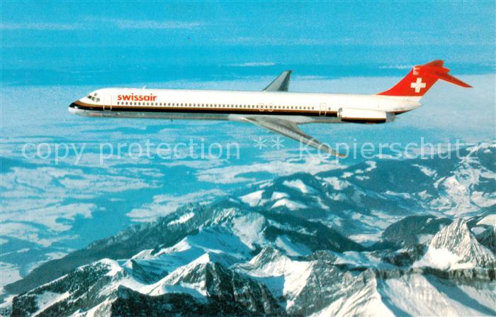 Flugzeuge Zivil Swissair McDonnell-Douglas MD-81