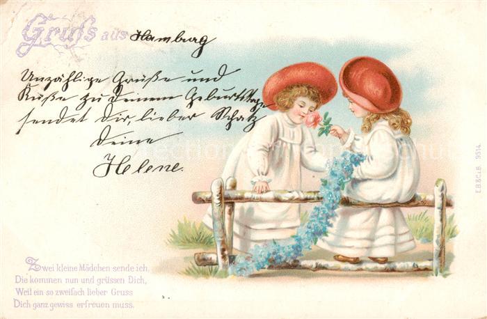 Kinder Child Enfants Gruss