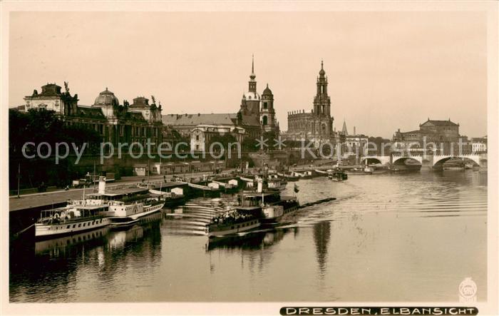 Schiffe Ships Navires Dresden Elbansicht