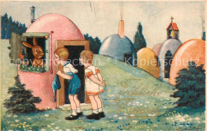 Ostern Easter Paques Pasqua Hase Kinder