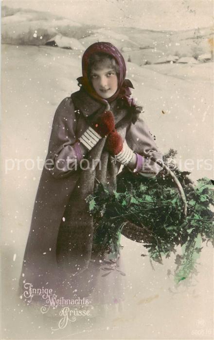 Verlag RPH RotoPHot Berlin Nr. 5805/6 Sinnige Weihnachts Gruesse