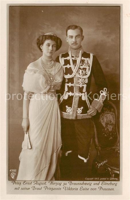Adel Preussen Prinz Ernst August Prinzessin Viktoria Luise