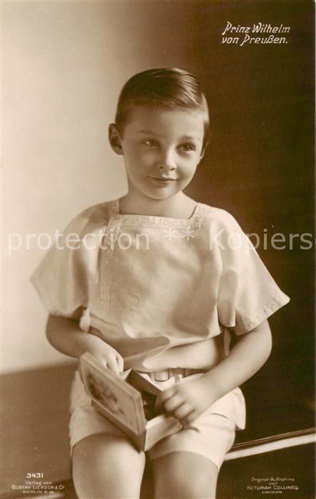 Adel Preussen Prinz Wilhelm