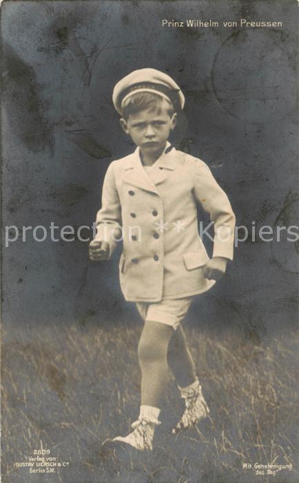 Adel Preussen Prinz Wilhelm