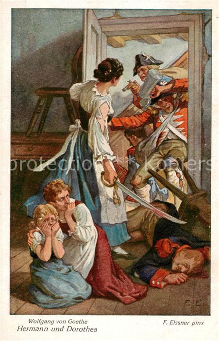 Maerchen Sagen fairy tale conte Wolfgang von Goethe Hermann und Dorothea