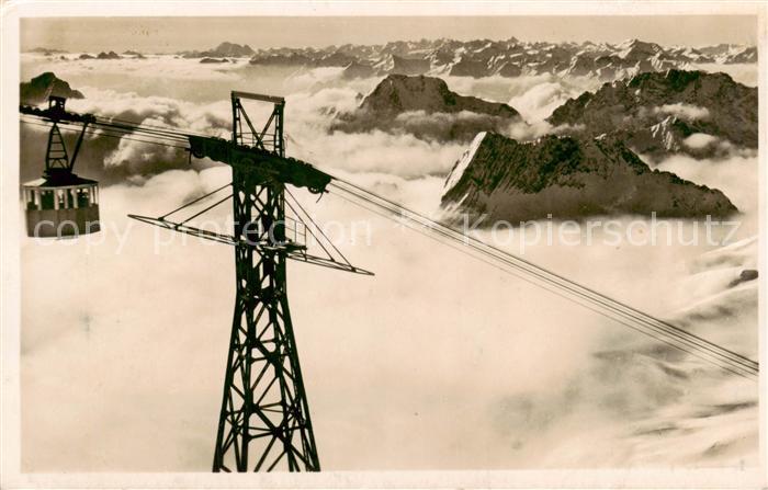 Seilbahn Cable-Car Telepherique Bayerische Zugspitzbahn