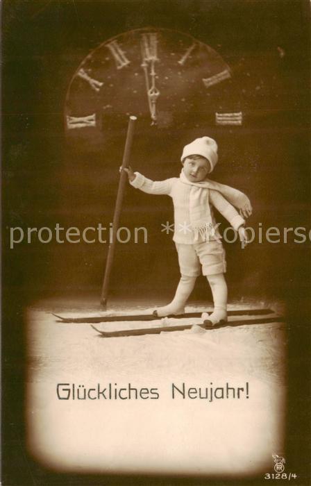 Foto RPH Nr. 3128/4 Glückliches Neujahr Kind