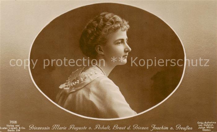 Adel Preussen Prinzessin Marie Auguste