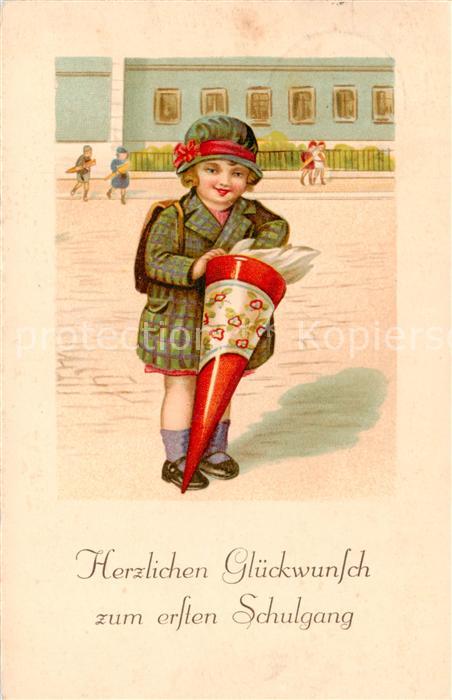Verlag WS SB Nr. 8219 Herzlichen Glueckwunsch zum ersten Schulgang