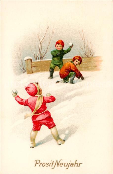 Neujahr Kinder Posit Neujahr
