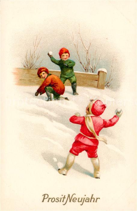 Neujahr Kinder Posit Neujahr