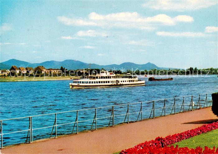 Schiffe Ships Navires Bonn am Rhein Siebengebierge