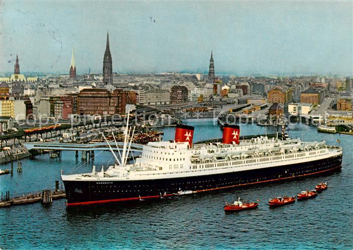 Dampfer Oceanliner Schnelldampfer Hanseatic Hamburg-Atlantik-Linie