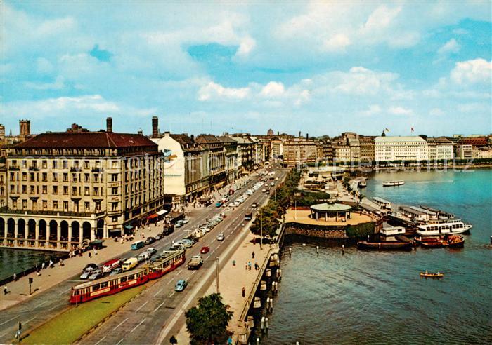 Strassenbahn Tramway-- Hamburg Jungferstieg