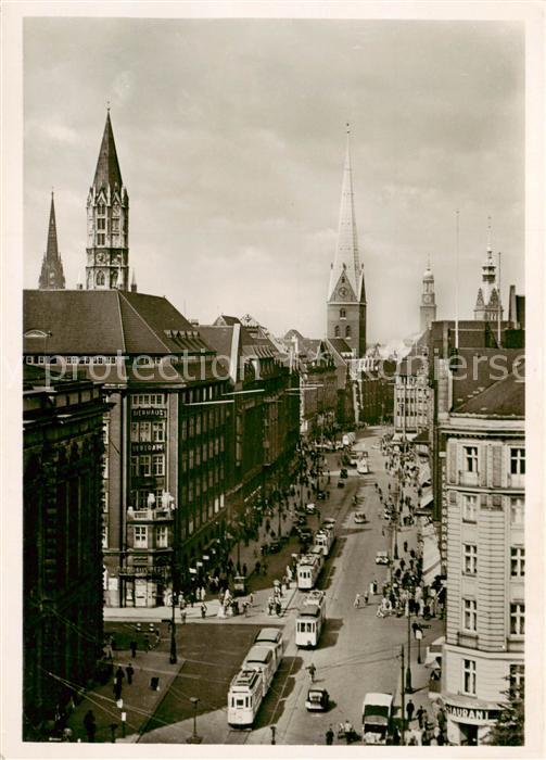 Strassenbahn Tramway-- Hamburg Moenckebergstrasse