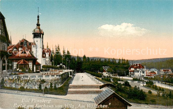 Bad Flinsberg Swieradow Zdroj PL Partie am Kurhaus von Villa Am Waeldchen