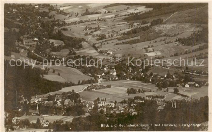 Bad Flinsberg Swieradow Zdroj PL Blick von der Heufuderbaude
