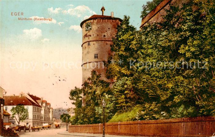 Eger  Cheb Tschechien Muehlturm Kaiserburg
