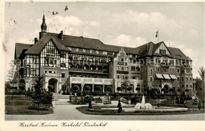 Bad Kudowa Kudowa-Zdroj Niederschlesien PL Kurhotel Fuerstenhof