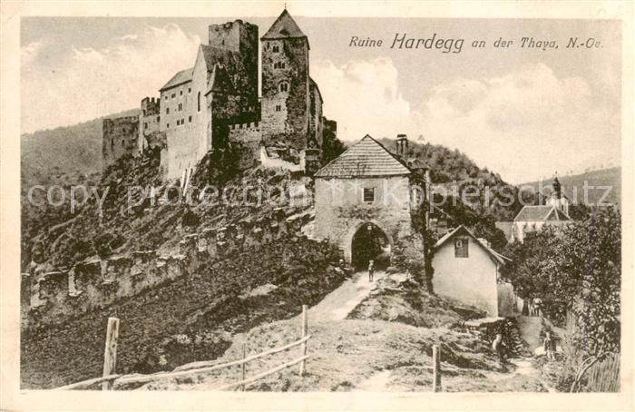 Hardegg Thaya AT Ruine Hardegg Ansicht