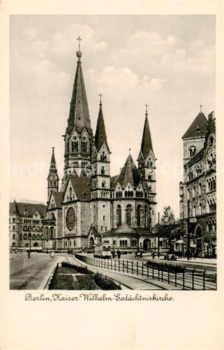 BERLIN  CITY Kaiser Wilhelm Gedaechtniskirche