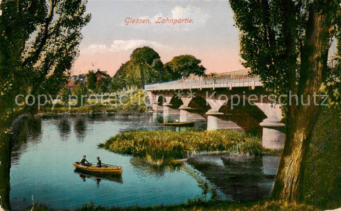 Giessen Lahn Partie an der Lahn Feldpost